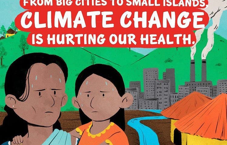 Climate change is hurting our health by World Health Organization (WHO)