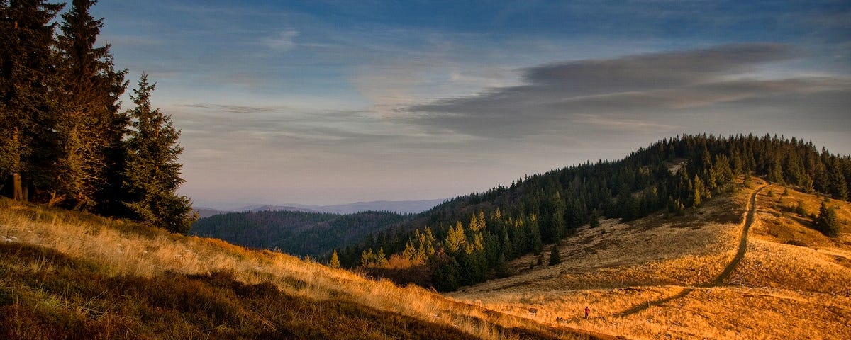 Golden Hour across the hills.