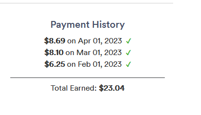 Pocket Money Side Hustle earnings