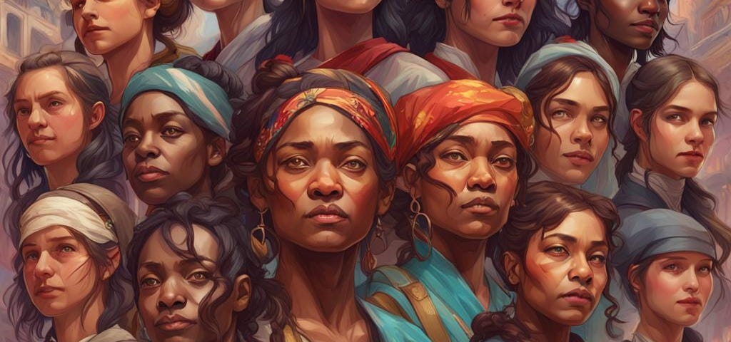 women of the world BIPOC brown people of color indigenous come together