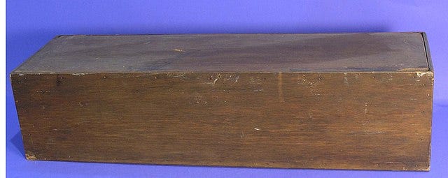 Starquay Spruill was found in a plywood coffin similar to this one. (Source: Wikimedia Commons)