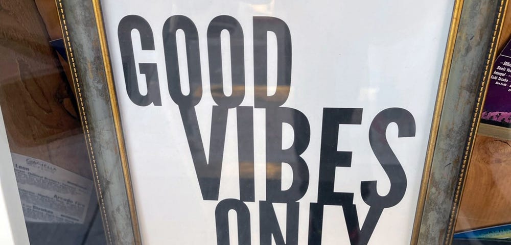 Good Vibes photo by Mark Tulin