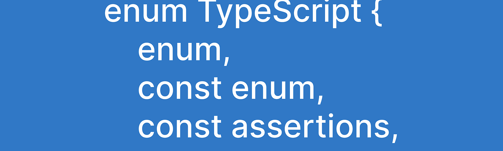 TypeScript enum