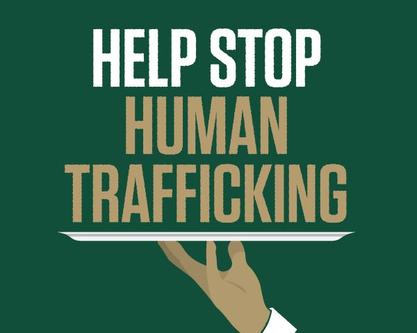 Help stop human trafficking