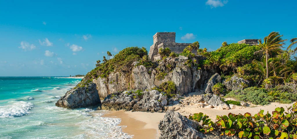 Mayan ruins at Tulum in Mexico