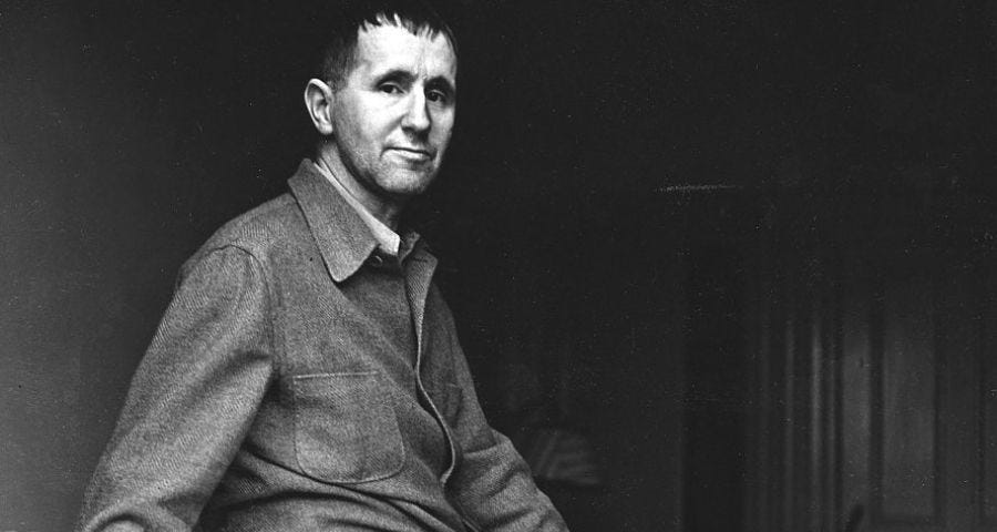 Bertolt Brecht (Source: American Theatre)