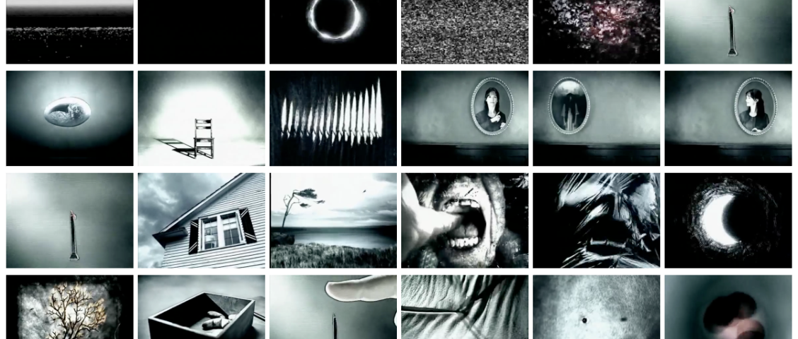 Banner image showing film stills from a horror film montage.