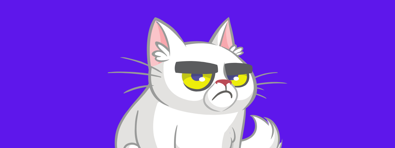 Animation of Grumpy Cat for 7 Surprising Things You Didn’t Know About Grumpy Cat