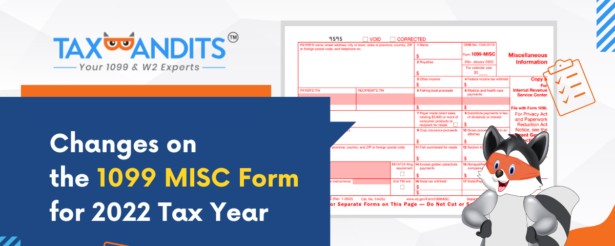 Form 1099-MISC Changes for 2022