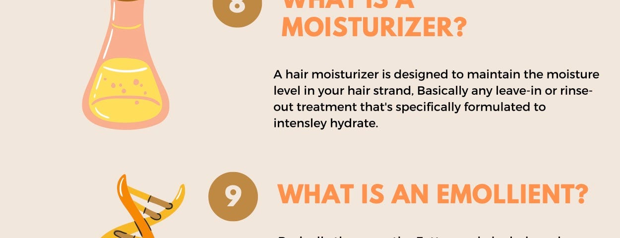 Hair Product Ingredient Cheatsheet. What is a surfactant? What is a preservative? What is an emollient?