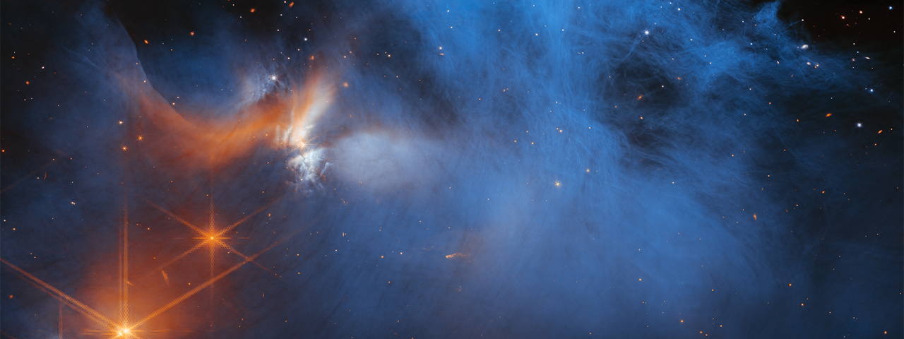 Chamaeleon I Molecular Cloud (NIRCam Image) — James Webb Telescope
