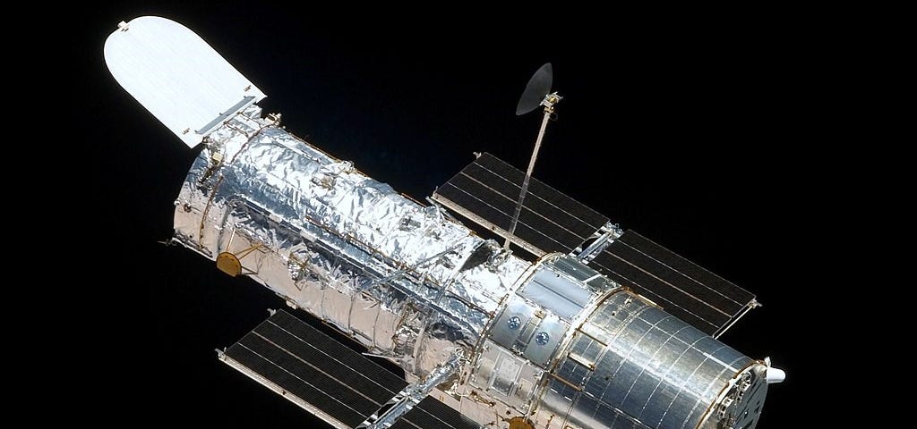 The Hubble Space Telescope in orbit