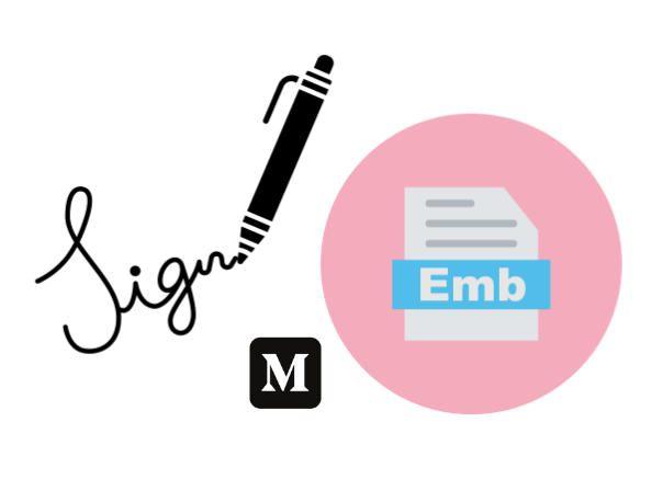 How To Make An Embedded Signature With Links To Email and Social Subscriptions