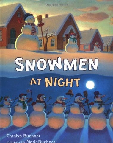 Book cover for Snowmen at Night