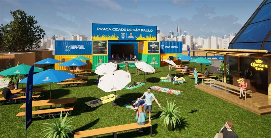 The Bazil House or Casa Brasil Olympic Hospitality House at the Paris 2024 Summer Games