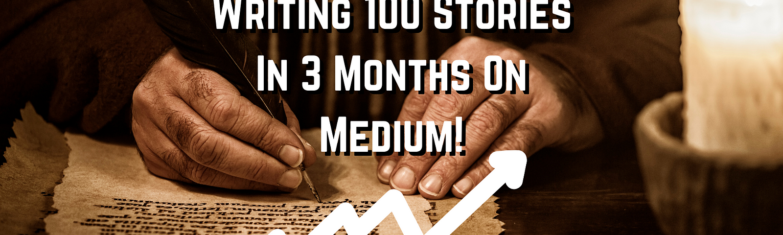 writing 100 stories on medium in 3 months