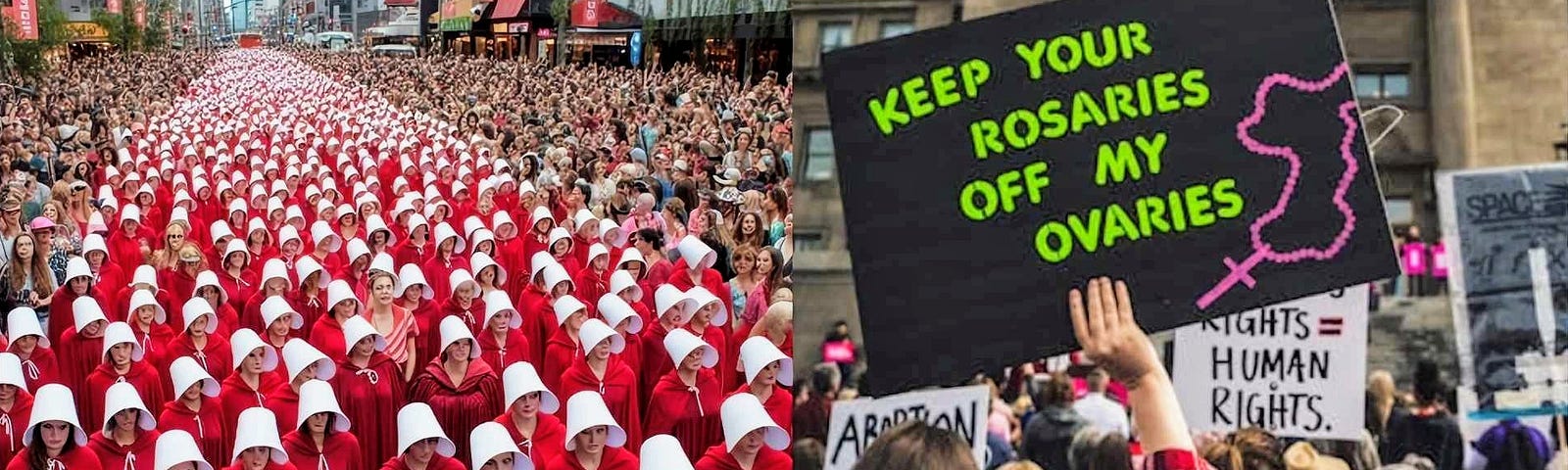 women protesting reproductive rights