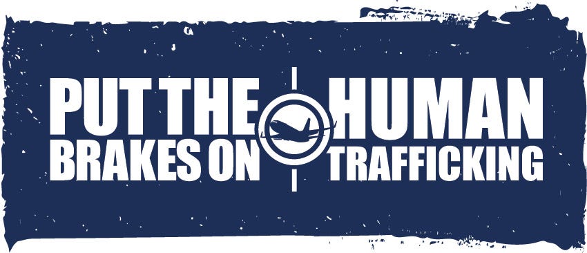 Put the brakes on human trafficking.