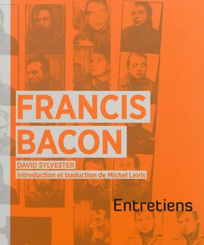 Cover of the French edition of Interviews with Francis Bacon by David Sylvester