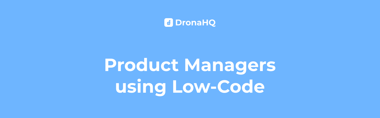 Product Managers using Low-Code