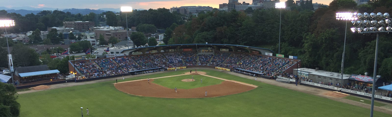 Asheville NC minor league baseball team called the Tourists and