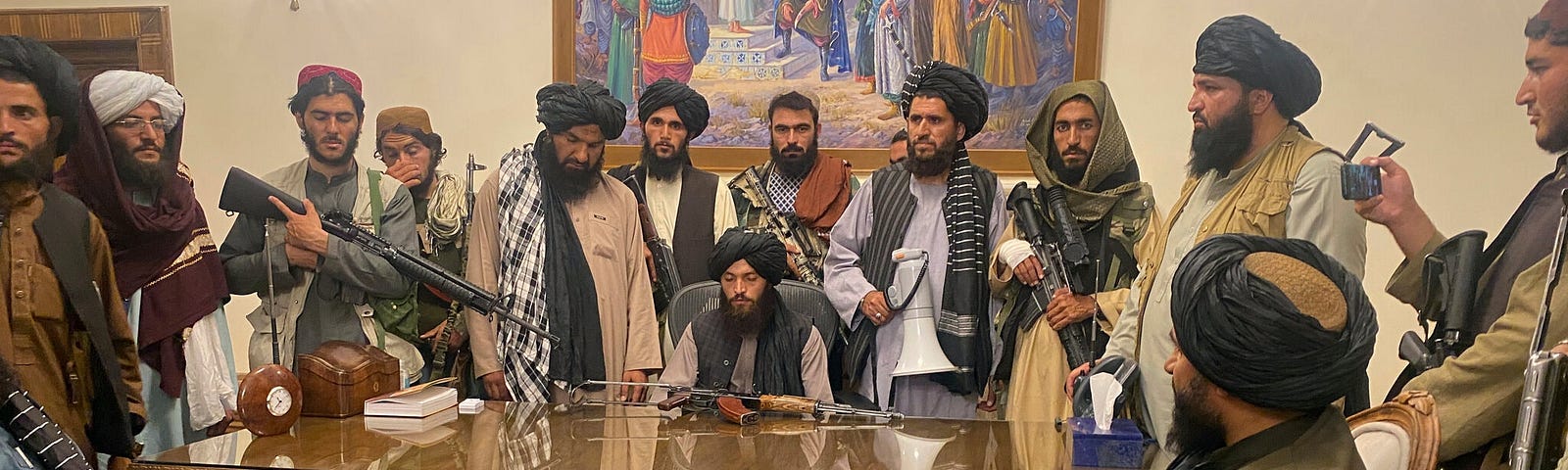 Taliban occupy Afghanistan Presidential Palace