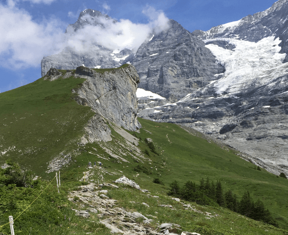 Rocky path in Swiss alps — Moral Letters to Lucilius