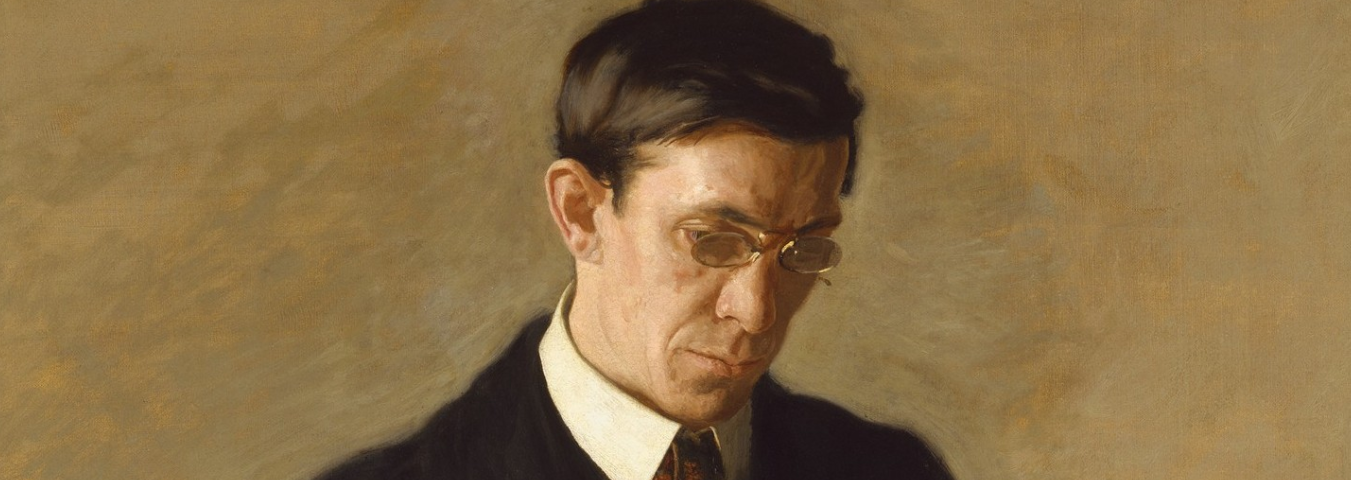 The Thinker: Portrait of Louis N. Kenton — cropped