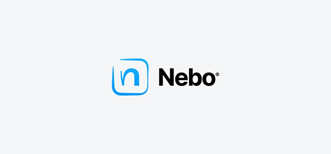 Screenshot of Nebo logo.