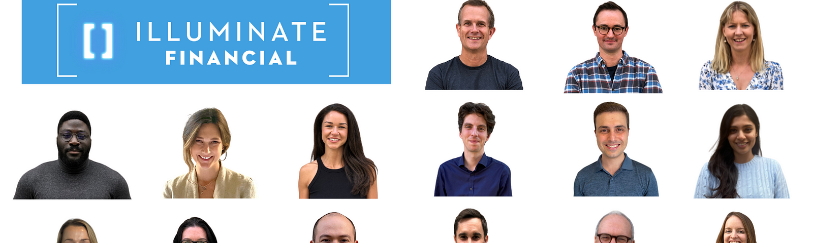 Headshots of the Illuminate Financial team