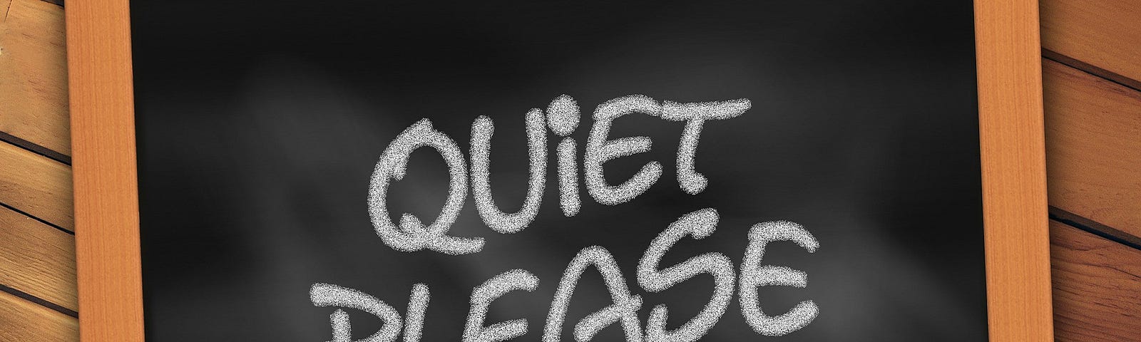 Quiet please — silence fasting