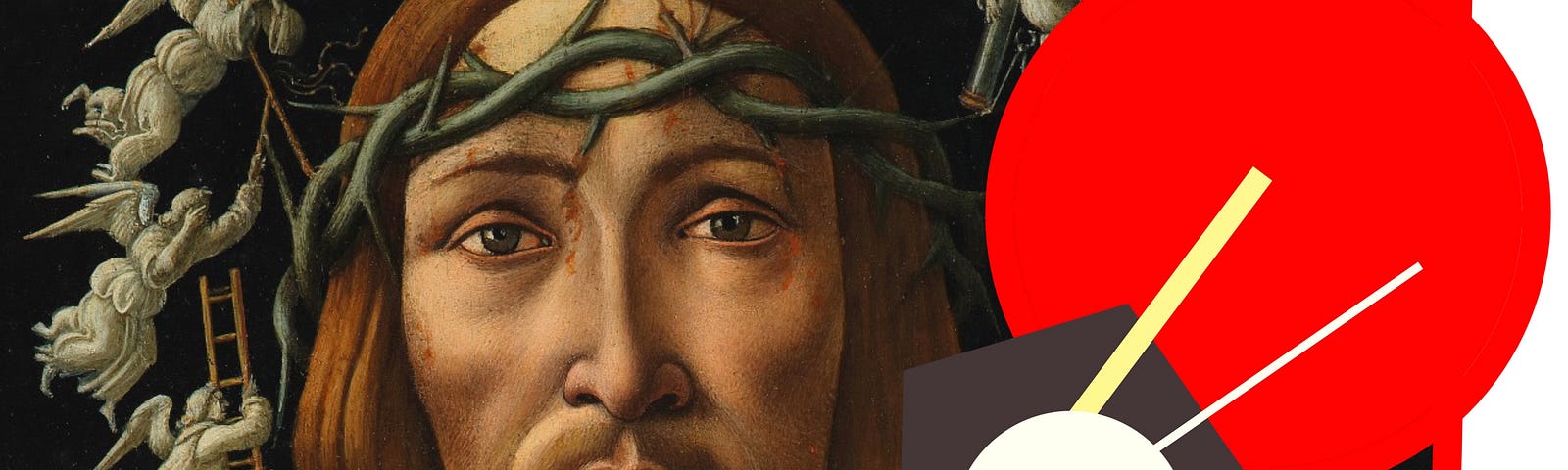 Botticelli Man of Sorrows collage, Smart Art — Art History Escape