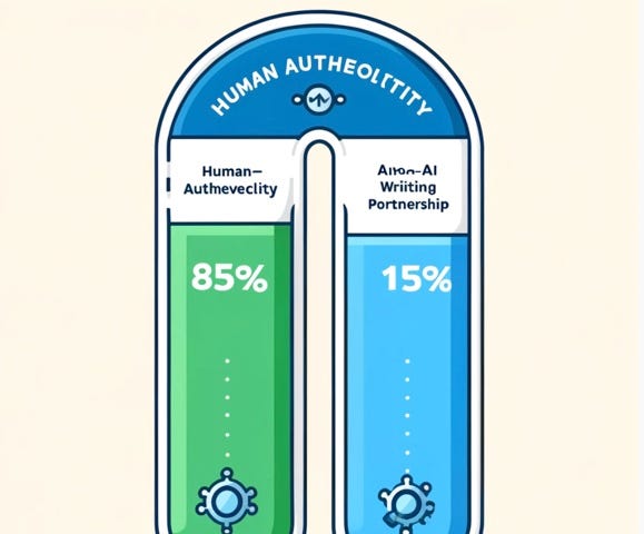 The Human Authencity Index for a text as opposed AI generated content. DALL E