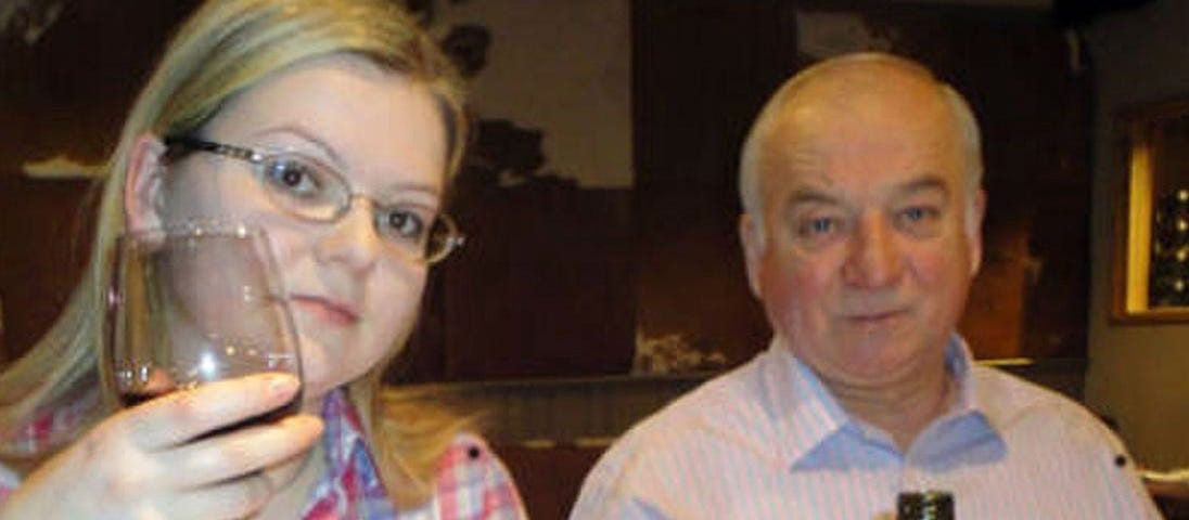 Sergei Skirpal and daughter Yulia who were poisoned in Salisbury