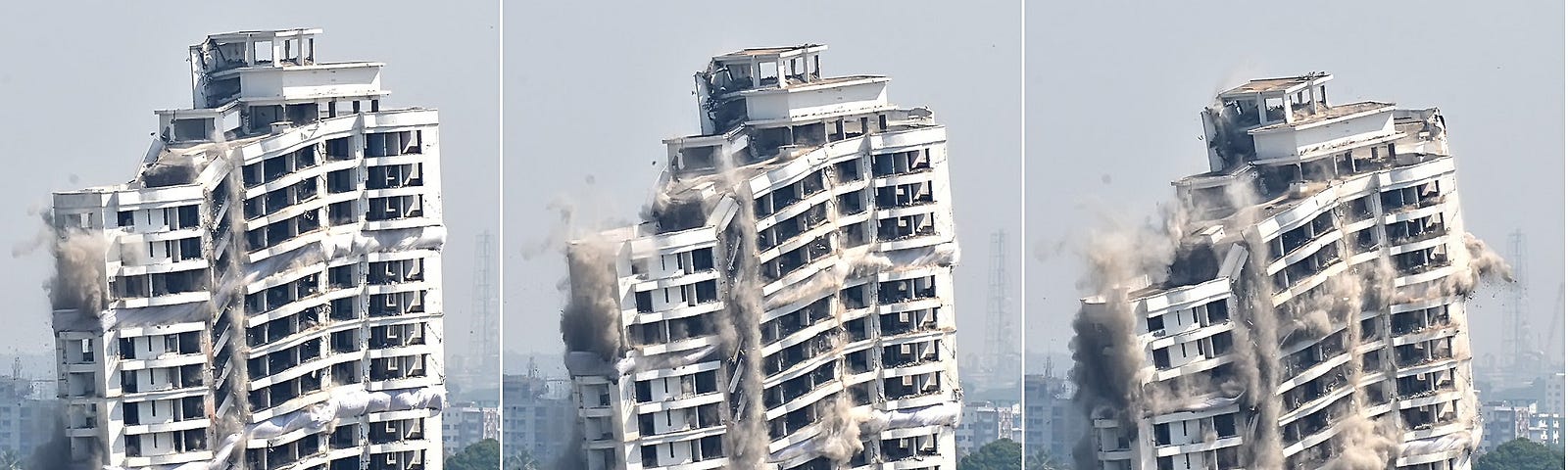 Collapsing buildings