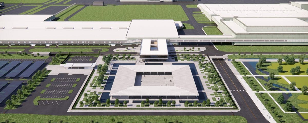 Render of Hyundai’s new EV plant in Georgia