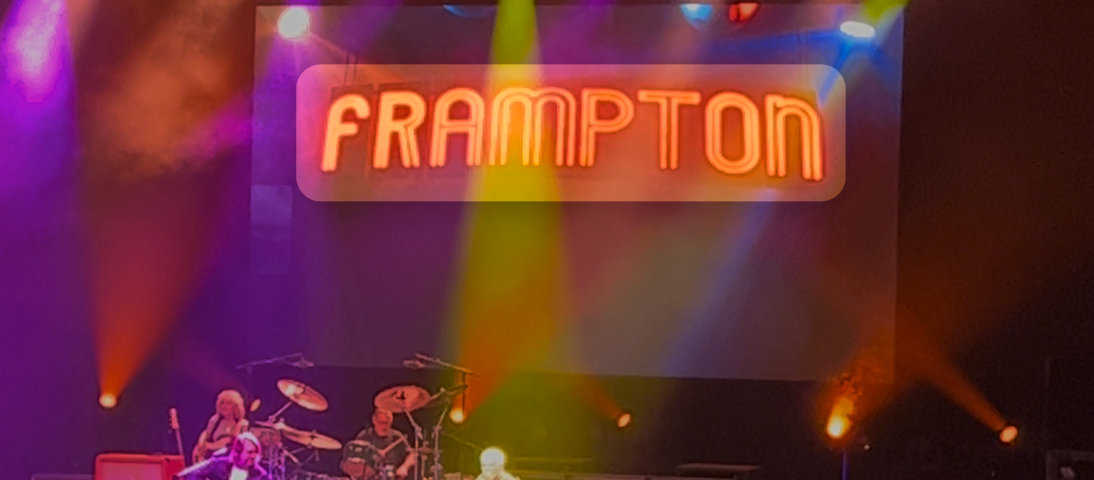 Peter Frampton in concert. Never Say Never.