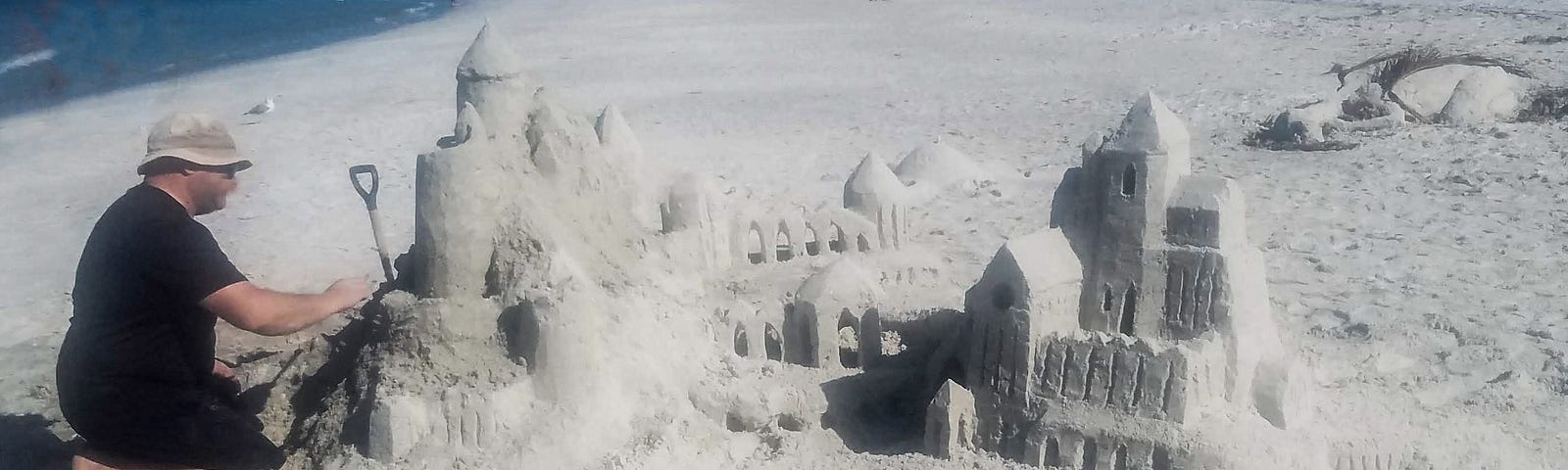 Club Fed sand castle