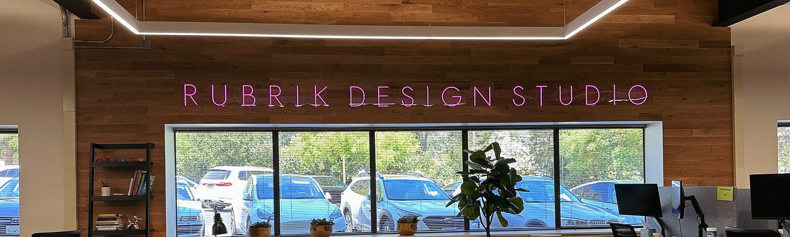 Rubrik Design Studio, the product design area in the office