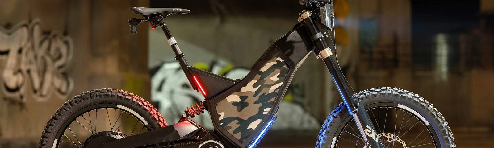 A closer look at the Revolution W all-terrain electric bike.