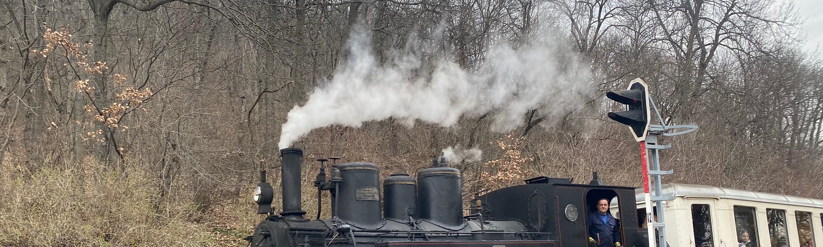 We Found the Nostalgic Steam Train During Our Family Hike