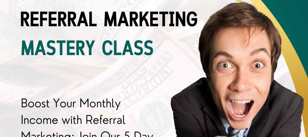 Join an amazing refferal marketing mastery class for FREE. Subscribe to my website blog.writingsummit.co.uk/subscribe