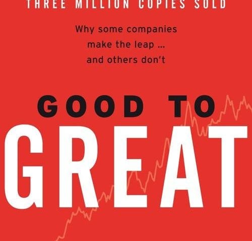 Book cover: Good to great