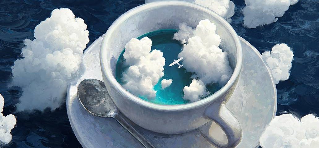 clouds in cup