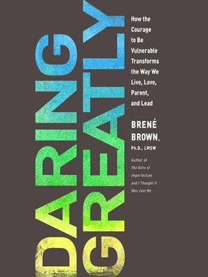 Cover Image, Daring Greatly by Brene Brown