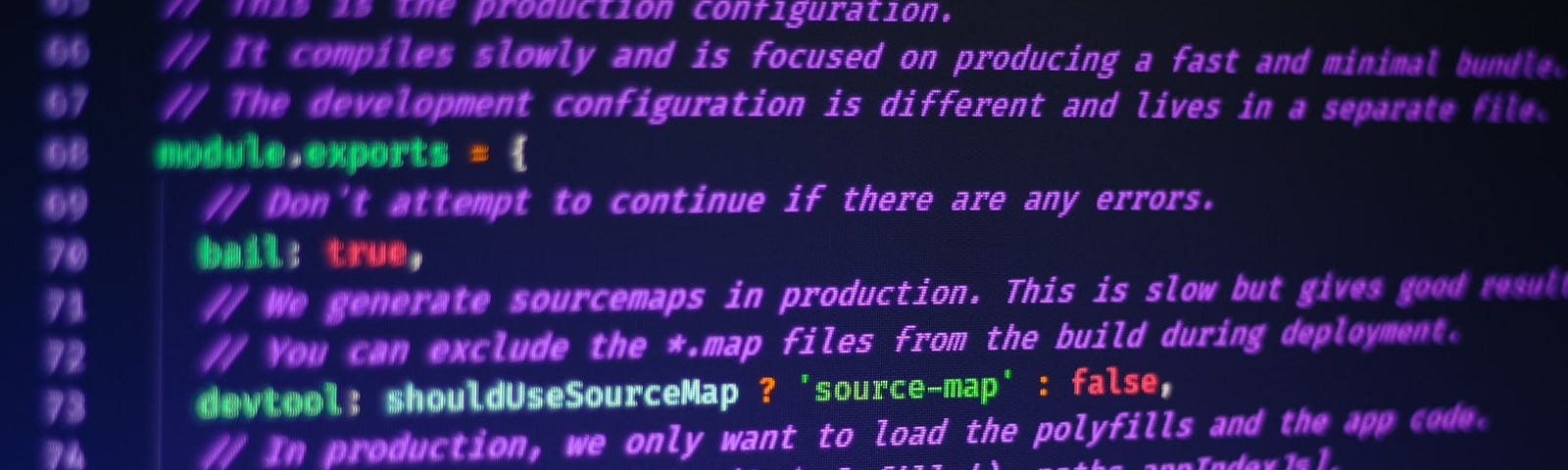 javascript code screen