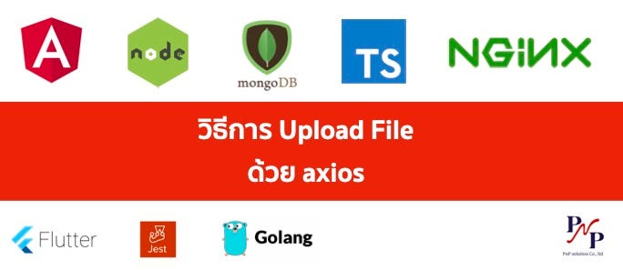 วิธีการ Upload File ด้วย axios