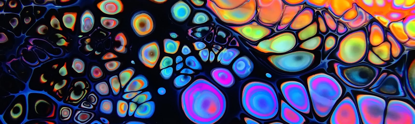 Psychedelic cell art