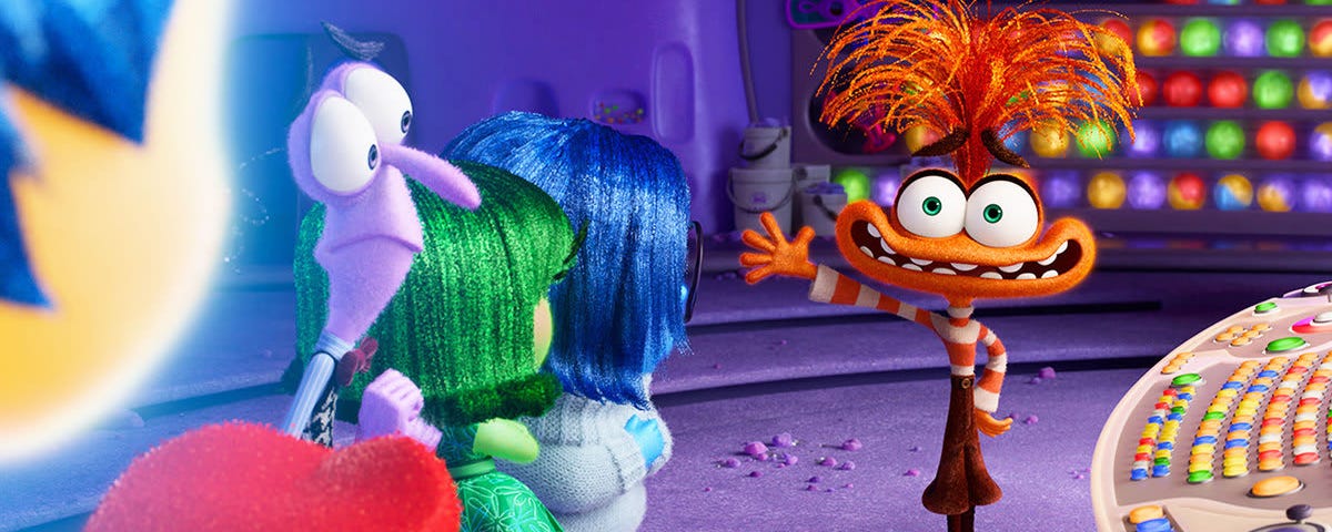 Anxiety meeting the other emotions in “Inside Out 2”