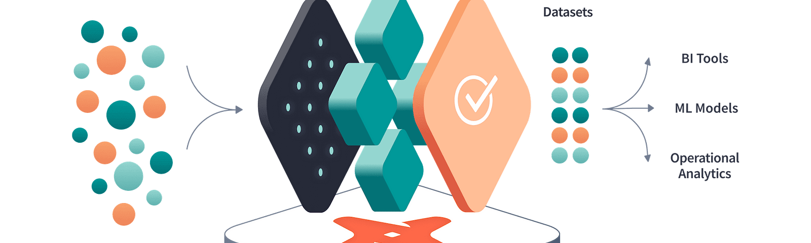 High level overview of how dbt aids in the ELT process